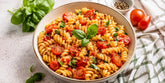 1 Minute Tomato & Basil Fusilli Pasta