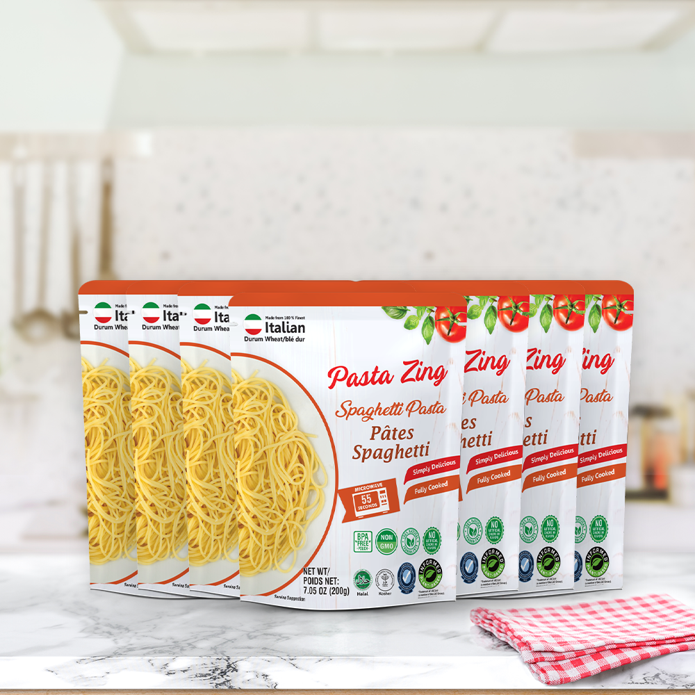 Pasta Zing Spaghetti Pasta - Ready in 60 Seconds - Regal Kitchen Foods USA LLC