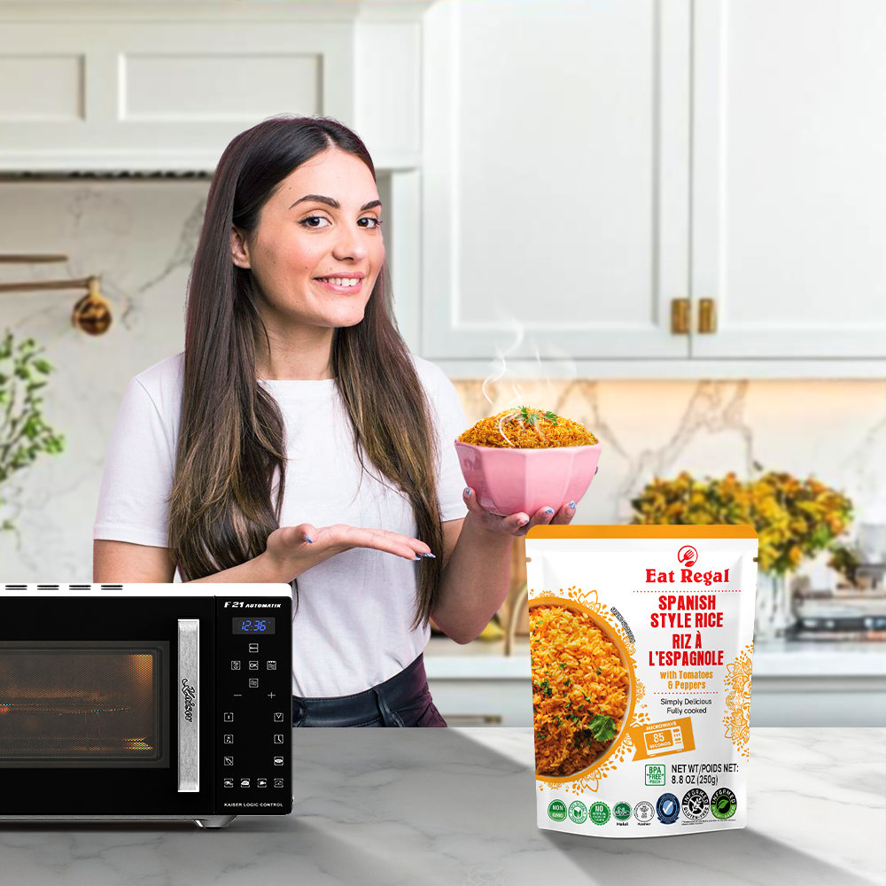 Eat Regal Spanish Rice - Ready in 90 Seconds - Regal Kitchen Foods USA LLC