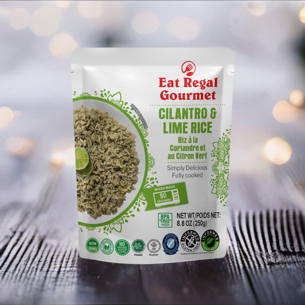 Eat Regal Cilantro & Lime Microwave Rice - Ready In 90 Seconds - Regal Kitchen Foods USA LLC