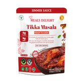 Pack of three Regal Kitchen Foods Tikka Masala simmer sauce jars for authentic Indian curry, ready to cook in 20 minutes.