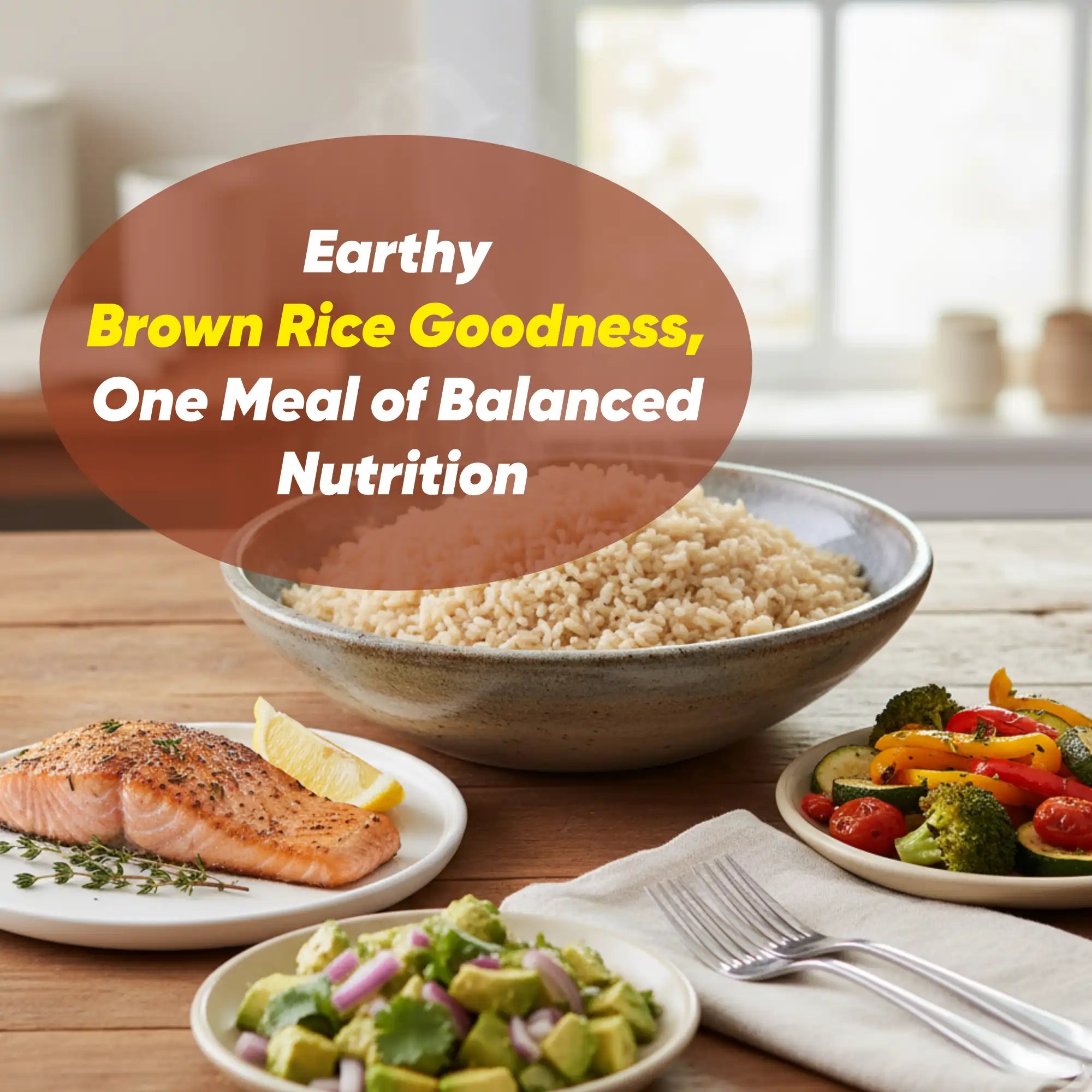 Six packages of Regal Kitchen Foods USA LLC organic ready-to-eat whole grain brown rice, showing long grain rice in clear packaging.