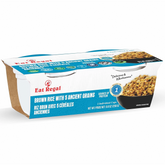 Ready-to-eat Regal Brown Rice with 5 ancient grains in microwaveable cups, 8.8 oz, pack of 6, from Regal Kitchen Foods USA LLC.