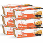 Ready-to-eat Regal Mexican Style Rice in 8.8 oz packs, gluten-free, kosher, halal, quick 55-second preparation from Regal Kitchen Foods.