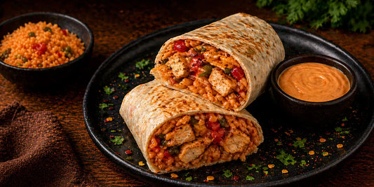 Eat Regal Spanish Rice pouch to separate the grains, then tear it open and add the rice to the skillet