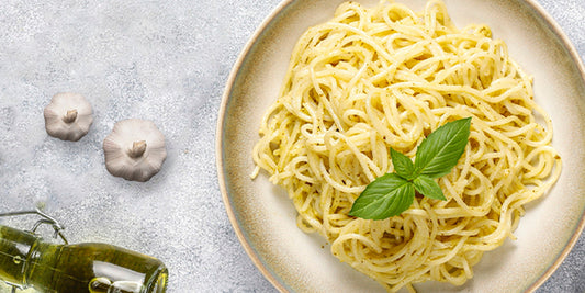 Spaghetti with Garlic Parmesan
