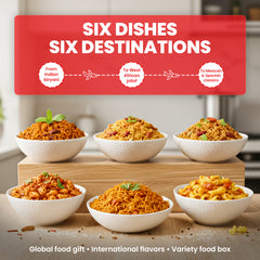 Eat Regal Taste the World Gift Box – Global Rice & Pasta Variety Pack (6 Items), Ready-to-Eat Sides from India, Nigeria, Mexico, Spain & Italy | Microwave-Ready in 1–2 Minutes | Non-GMO, Clean-Label Food Gift - Regal Kitchen Store