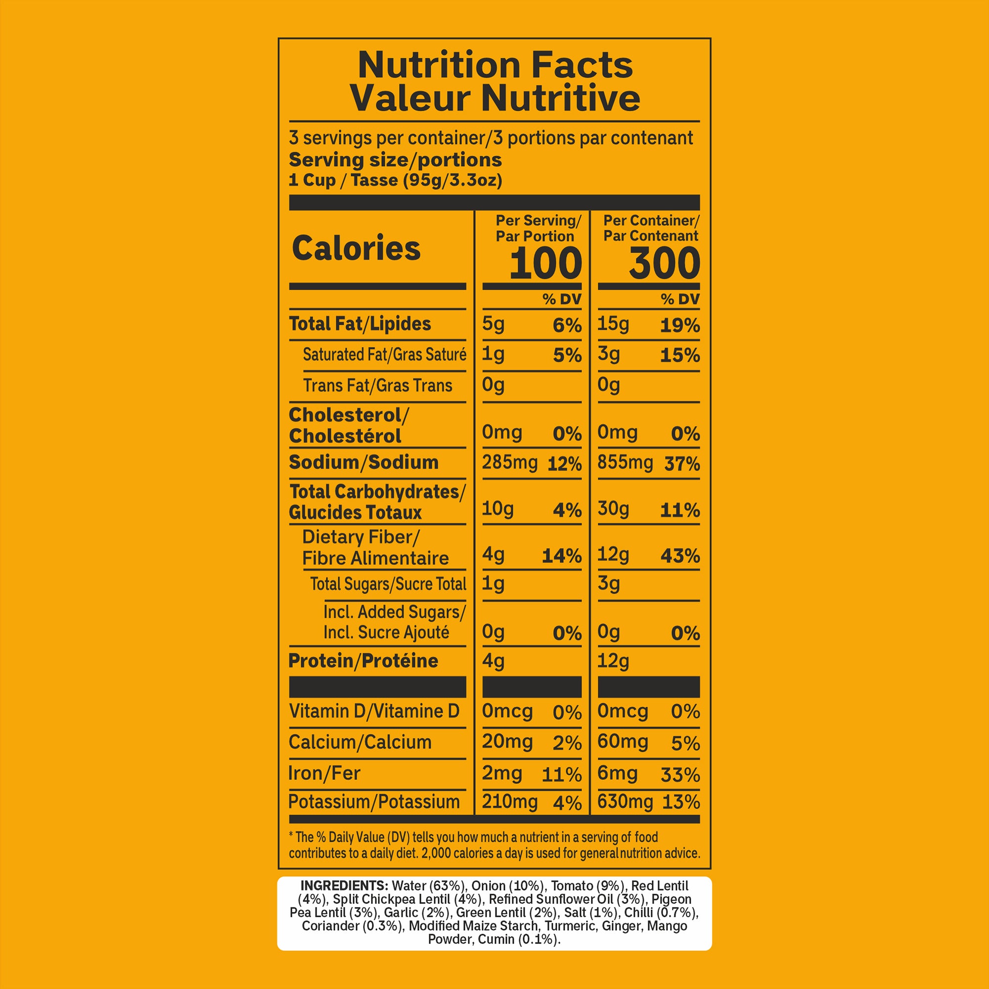 Meal Delight Jaipur Tempered Lentils, Indian Ready to Eat Lentil Curry, 12g Protein & 12g Fiber per Pouch, Plant-Based Gluten-Free, No Preservatives, Halal & Kosher Certified, Ready in 1.5 Minutes, Shelf-Stable Pouch, 10 oz Pack of 3 - Regal Kitchen Store