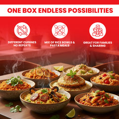 Eat Regal Taste the World Gift Box – Global Rice & Pasta Variety Pack (6 Items), Ready-to-Eat Sides from India, Nigeria, Mexico, Spain & Italy | Microwave-Ready in 1–2 Minutes | Non-GMO, Clean-Label Food Gift - Regal Kitchen Store