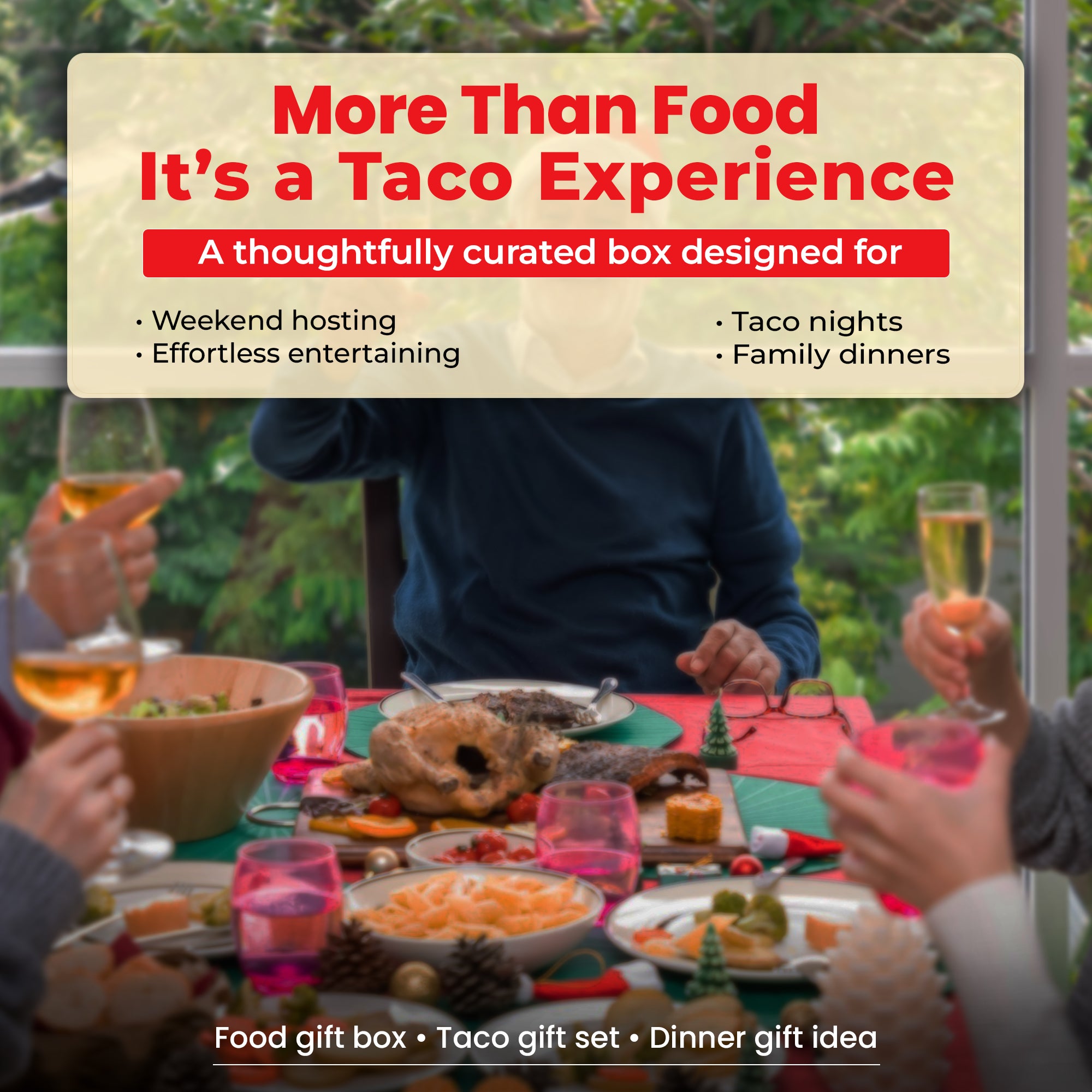 Eat Regal Taco Essentials Holiday Gift Box – 6-Item Global Taco Kit with Flavored Ready Rice & Indian Simmer Sauces | Microwave-Ready Rice Cups & Pouches + Ready-to-Cook Sauces | Holiday Gifting & Taco Night Made Easy - Regal Kitchen Store