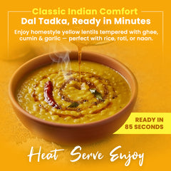 Meal Delight Jaipur Tempered Lentils, Indian Ready to Eat Lentil Curry, 12g Protein & 12g Fiber per Pouch, Plant-Based Gluten-Free, No Preservatives, Halal & Kosher Certified, Ready in 1.5 Minutes, Shelf-Stable Pouch, 10 oz Pack of 3 - Regal Kitchen Store