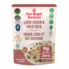 Eat Regal Wholesome Harvest Gift Box, 6-Pack Ancient Grains & Superfood Rice Collection | Up to 16g Protein & 16g Fiber per Pack | Non-GMO, Ready in 1–1.5 Minutes | Healthy Holiday Gift for Wellness Lovers | Limited Edition