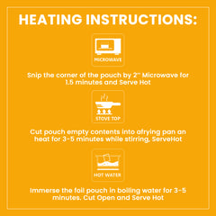 Meal Delight Jaipur Tempered Lentils, Indian Ready to Eat Lentil Curry, 12g Protein & 12g Fiber per Pouch, Plant-Based Gluten-Free, No Preservatives, Halal & Kosher Certified, Ready in 1.5 Minutes, Shelf-Stable Pouch, 10 oz Pack of 3 - Regal Kitchen Store