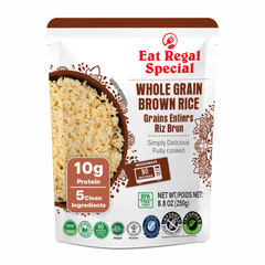 Eat Regal Wholesome Harvest Gift Box, 6-Pack Ancient Grains & Superfood Rice Collection | Up to 16g Protein & 16g Fiber per Pack | Non-GMO, Ready in 1–1.5 Minutes | Healthy Holiday Gift for Wellness Lovers | Limited Edition