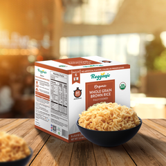 Reganic Organic Whole Grain Brown Rice(Pack of 6) - Regal Kitchen Foods USA LLC