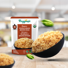 Reganic Organic Whole Grain Brown Rice(Pack of 6) - Regal Kitchen Foods USA LLC