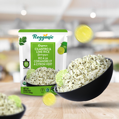 Reganic Organic Cilantro & Lime Rice, Ready in 90 seconds - Regal Kitchen Foods USA LLC