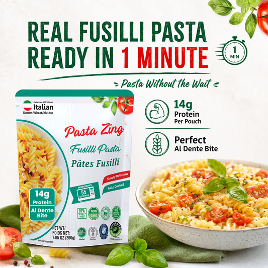 Pasta Zing Fusilli Pasta, Ready in 1 Minute – Pack of 7 2000