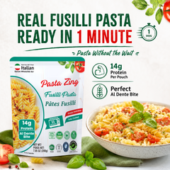 Pasta Zing Fusilli Pasta, Ready in 1 Minute – Pack of 7