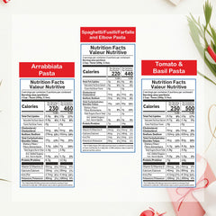 Pasta Zing Italian Holiday Feast Gift Box – Fully Cooked Pasta Variety Pack (6 Pack), Microwave-Ready in 1 Minute | Unflavored Pasta for Holiday Gifting & Hosting | 100% Durum Wheat - Regal Kitchen Store