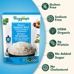 Reganic Organic Basmati Rice with Cloves & Cardamom- Regal Kitchen Foods USA LLC