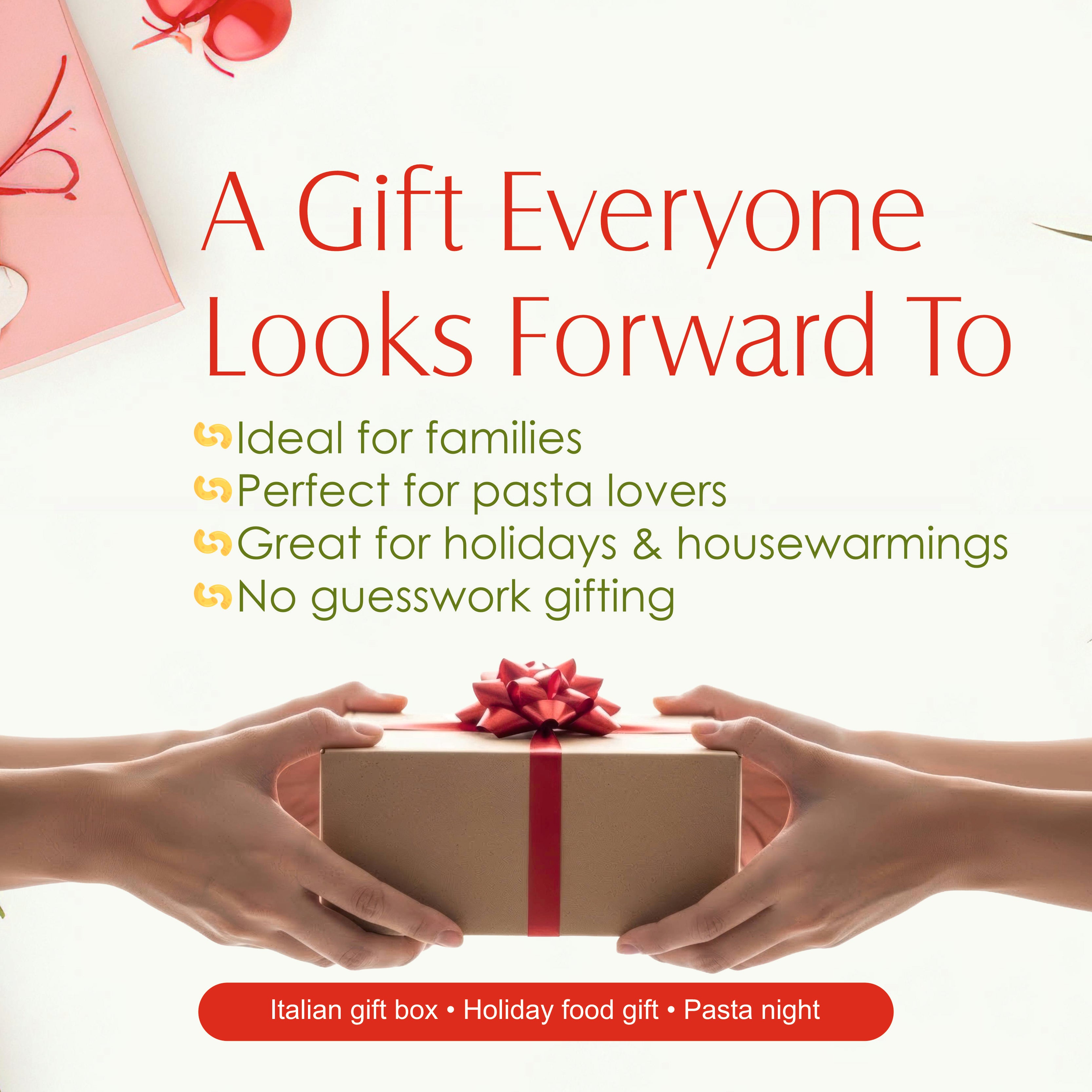 Pasta Zing Italian Holiday Feast Gift Box – Fully Cooked Pasta Variety Pack (6 Pack), Microwave-Ready in 1 Minute | Unflavored Pasta for Holiday Gifting & Hosting | 100% Durum Wheat - Regal Kitchen Store