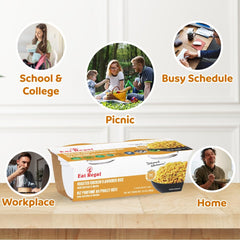 Eat Regal Gourmet Roasted Chicken Flavored Rice with Carrots and Herbs, 2 Individual Cups, Pack of 6, Ready in 60 Seconds - Regal Kitchen Store