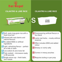 Eat Regal Gourmet Cilantro & Lime Rice, 8.8 oz Cups, Pack of 6, Non-GMO - Regal Kitchen Store