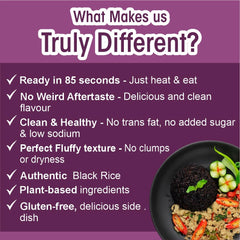 Eat Regal Ancient Black Rice, Ready in 90 Seconds, Non-GMO, Gluten-Free, 8.8 oz Pouches, Pack of 6 - Regal Kitchen Store