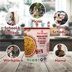 Eat Regal Indian Biryani Style Rice, 8.8 Ounce, (Pack of 6) - Regal Kitchen Store