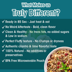 Reganic Organic Brown Rice with Quinoa & Garlic, 2 Individual Cups, Pack of 6, 8.8 oz - Regal Kitchen Store