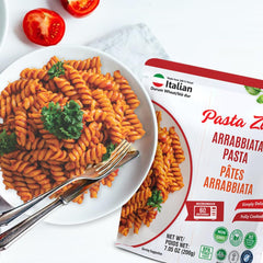 Pasta Zing Microwavable Arrabbiata Pasta, Pack of 7, 7.05 Ounce | Ready To Eat in 55 Sec | Made with 100% Italian Durum Wheat | Natural Ingredients | Spicy & Flavorful | Easy Meal & Side Dish - Regal Kitchen Store