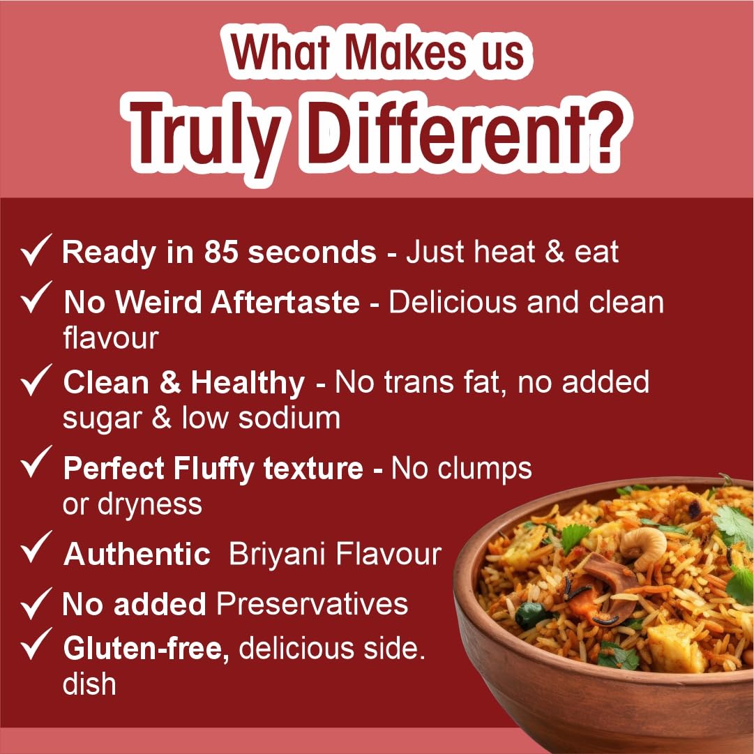 Eat Regal Indian Biryani Style Rice, 8.8 Ounce, (Pack of 6) - Regal Kitchen Store