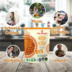 Eat Regal Jollof Rice with Vegetables, 8.8 Ounce, Pack of 6 - Regal Kitchen Store