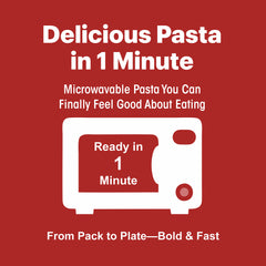 Pasta Zing Arrabbiata Pasta, Spicy Italian Al-Dente Fusilli, Ready in 1 Minute, Made with 100% Durum Wheat, 12.6g Protein 7g Fiber, Clean Label Shelf-Stable, 7.05 oz Pouch, Pack of 7 - Regal Kitchen Store