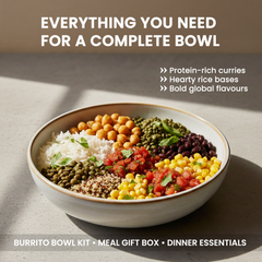 Eat Regal Burrito Bowl Essentials Gift Set – Ready-to-Eat Rice & Curries with Simmer Sauce, Easy Bowl Sides, 24-Month Shelf-Stable, Valentine Dinner at Home, Pack of 6 - Regal Kitchen Store