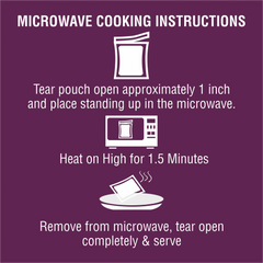 Eat Regal Ancient Black Rice, Ready in 90 Seconds, Non-GMO, Gluten-Free, 8.8 oz Pouches, Pack of 6 - Regal Kitchen Store