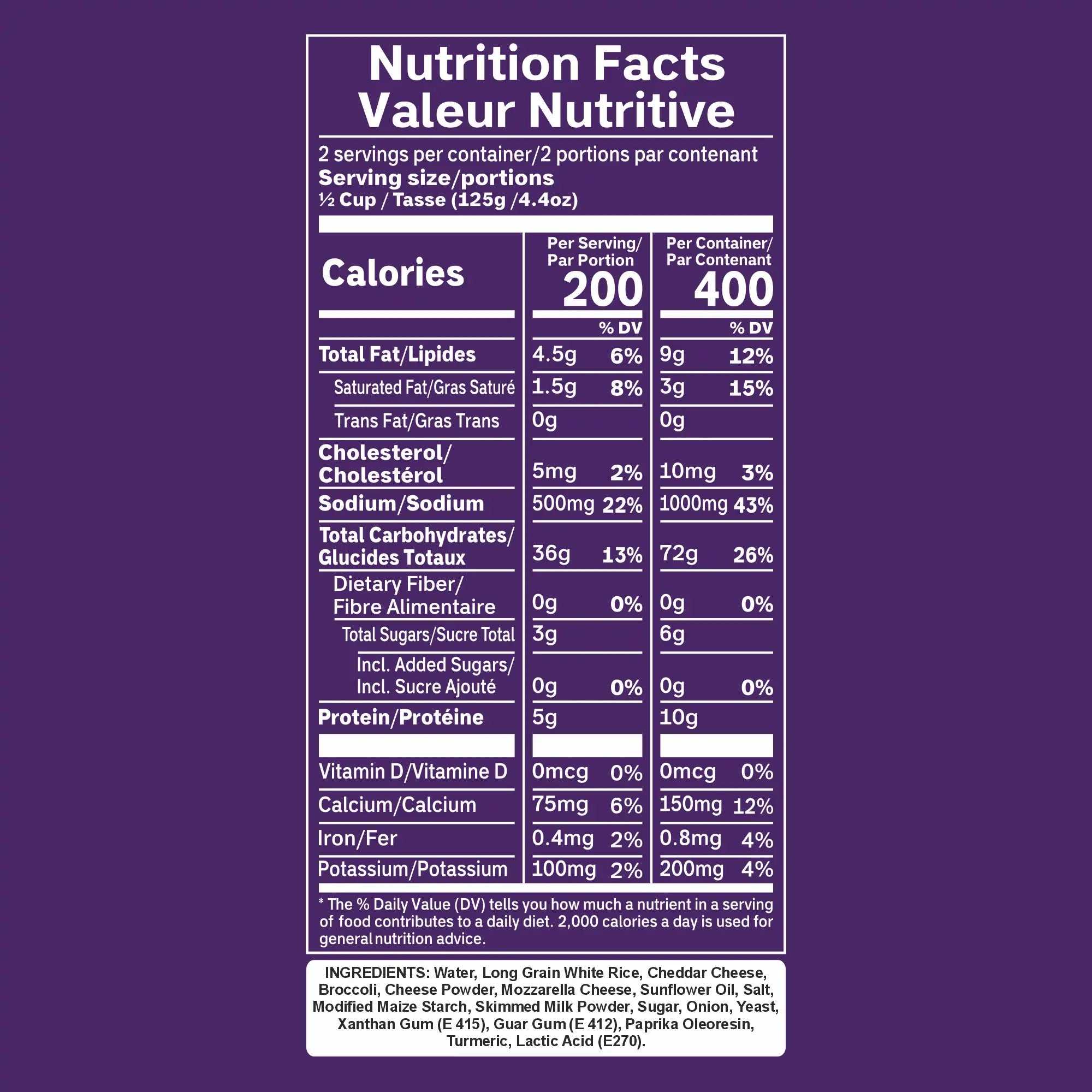 Eat Regal Broccoli & Cheddar Flavored Rice – Creamy, Savory & Ready in 85 Seconds, 8.8 oz Each (6-Pack, Total 52.8 oz) - Regal Kitchen Store