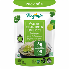 Reganic Organic Cilantro & Lime Rice, Ready in 90 seconds - Regal Kitchen Foods