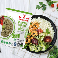 Eat Regal Cilantro & Lime Microwave Rice - Ready In 90 Seconds - Regal Kitchen Foods USA LLC