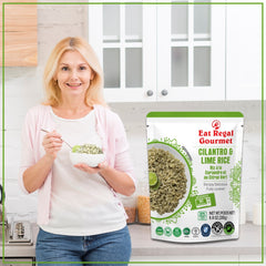 Eat Regal Cilantro & Lime Microwave Rice - Ready In 90 Seconds - Regal Kitchen Foods USA LLC