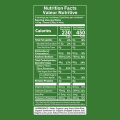 Reganic Organic Cilantro & Lime Rice, Ready in 90 seconds - Regal Kitchen Foods