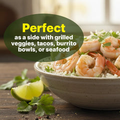 Reganic Organic Cilantro & Lime Rice, Ready in 90 seconds - Regal Kitchen Foods