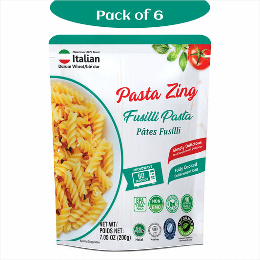 Pasta Zing Fusilli Pasta - Ready in 60 Seconds - Regal Kitchen Foods USA LLC 2002