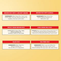 Eat Regal Wholesome Harvest Gift Box, 6-Pack Ancient Grains & Superfood Rice Collection | Up to 16g Protein & 16g Fiber per Pack | Non-GMO, Ready in 1–1.5 Minutes | Healthy Holiday Gift for Wellness Lovers | Limited Edition