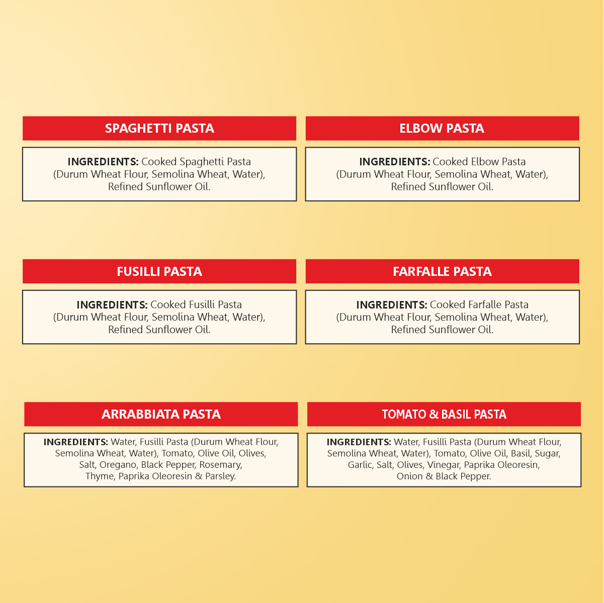 Pasta Zing Italian Holiday Feast Gift Box, Premium Ready Pasta Variety Pack | Limited Edition Holiday Gift | 100% Durum Wheat | Al Dente Bite | Pack of 6 - Regal Kitchen Store