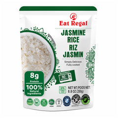 Eat Regal Thai Jasmine Rice – Aromatic & Fluffy, Ready in 85 Seconds, 8.8 oz Each (6-Pack, Total 52.8 oz) - Regal Kitchen Store