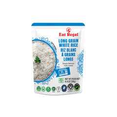 Eat Regal Long Grain White Rice Fluffy & Versatile, Ready in 90 Seconds, 8.8 oz Each (6-Pack, Total 52.8 oz) - Regal Kitchen Store