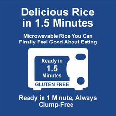 Eat Regal Long Grain White Rice Fluffy & Versatile, Ready in 90 Seconds, 8.8 oz Each (6-Pack, Total 52.8 oz) - Regal Kitchen Store