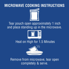 Eat Regal Long Grain White Rice Fluffy & Versatile, Ready in 90 Seconds, 8.8 oz Each (6-Pack, Total 52.8 oz) - Regal Kitchen Store